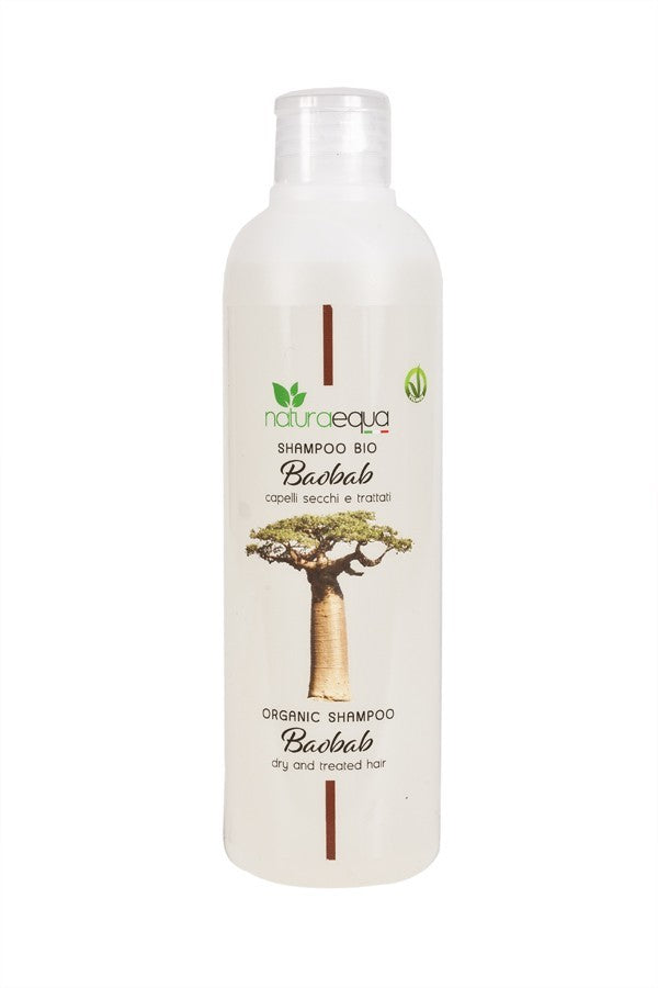 Shampoo al Baobab per Capelli Secchi e Trattati