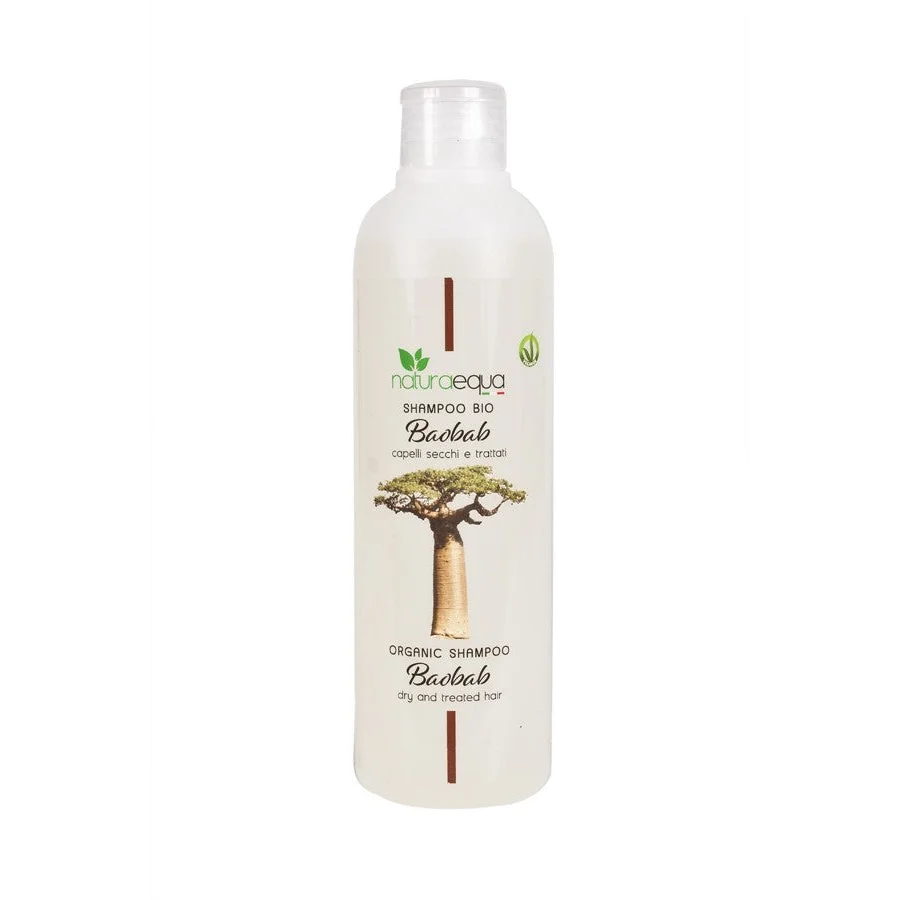 Shampoo al Baobab per Capelli Secchi e Trattati - Naturaequa