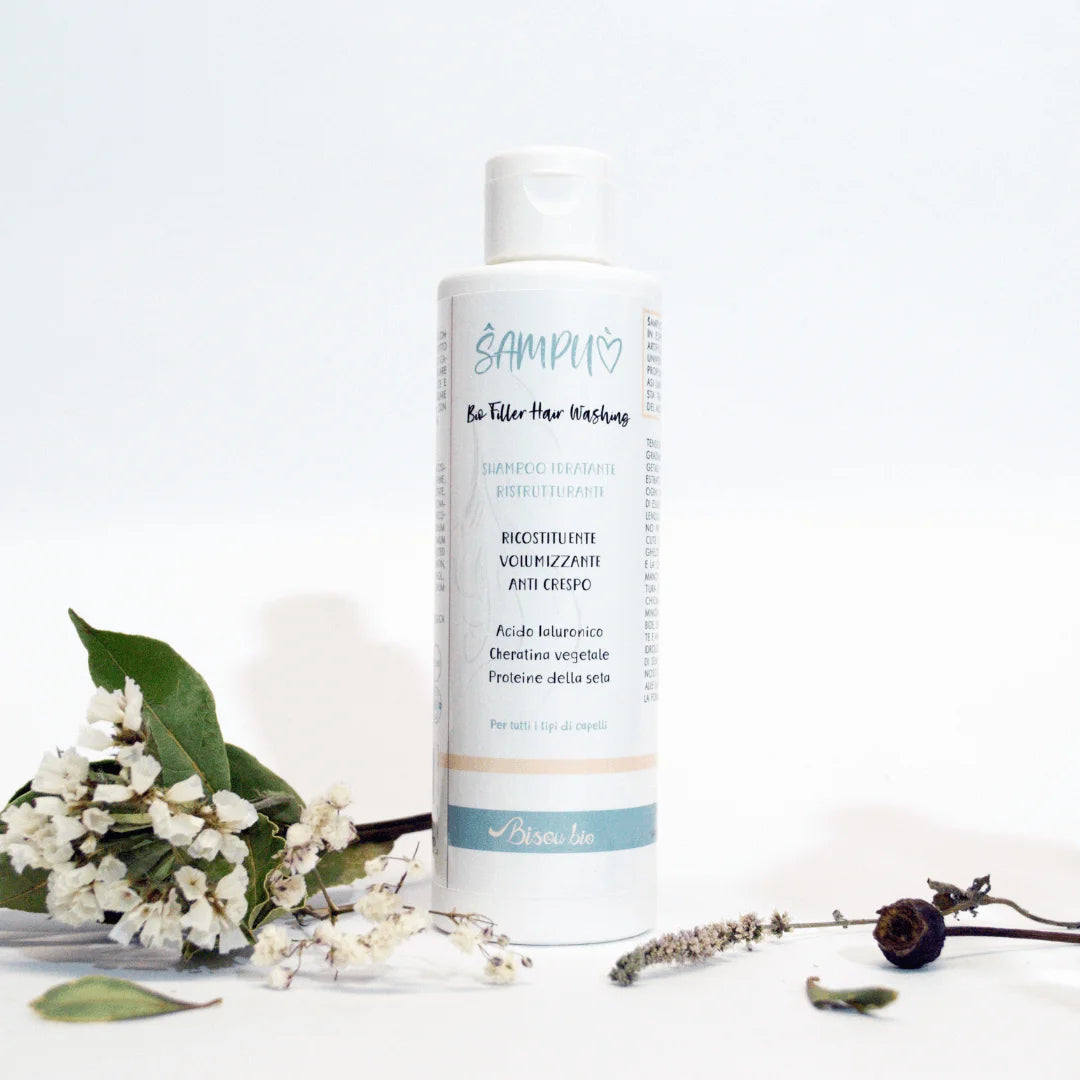 Shampoo BioFiller all’Acido Ialuronico - Bisou Bio