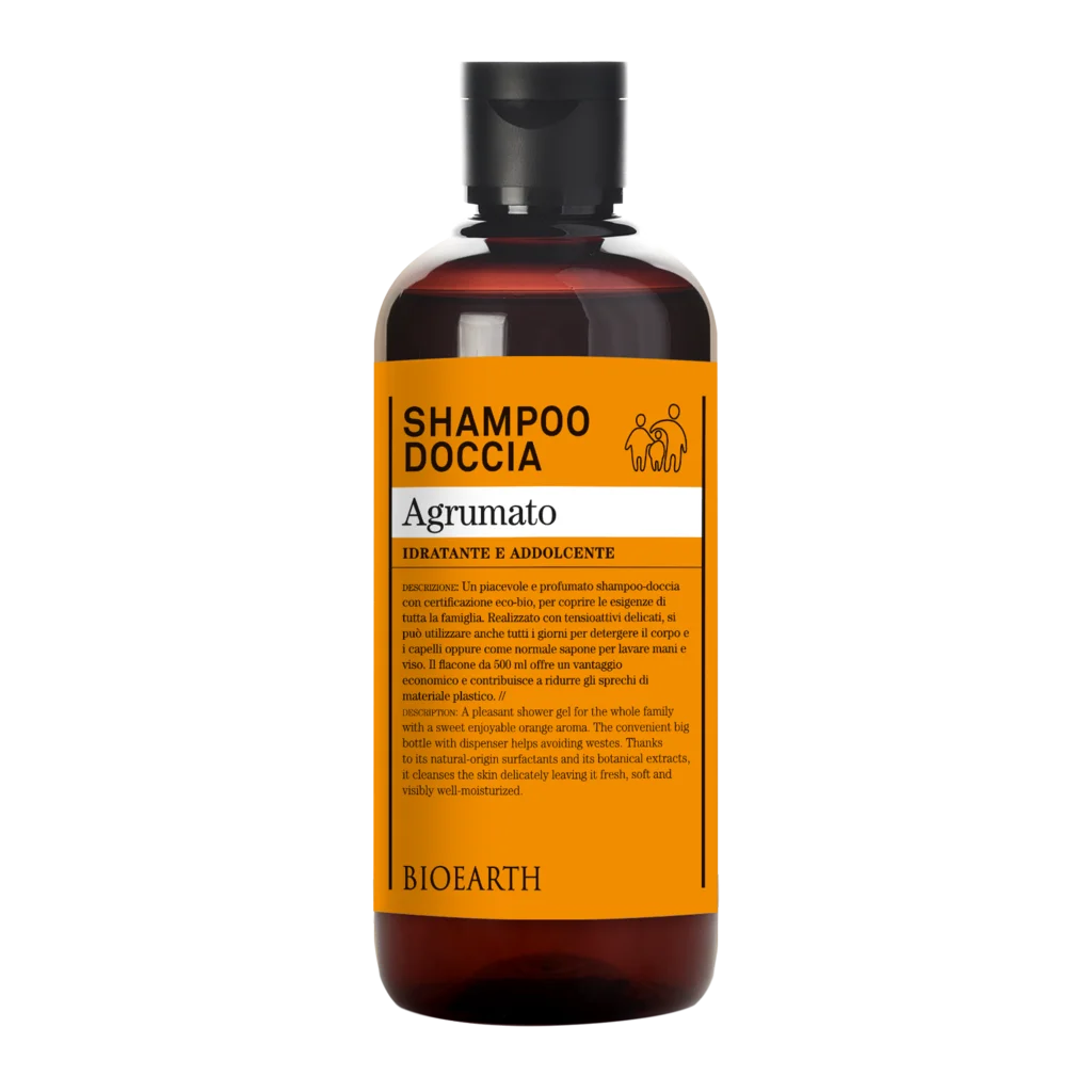 Shampoo Doccia Vegan Agrumato - Bioearth