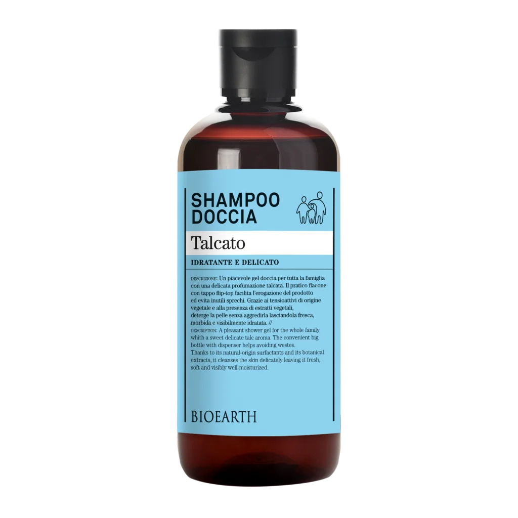 Shampoo Doccia Vegan Talcato - Bioearth