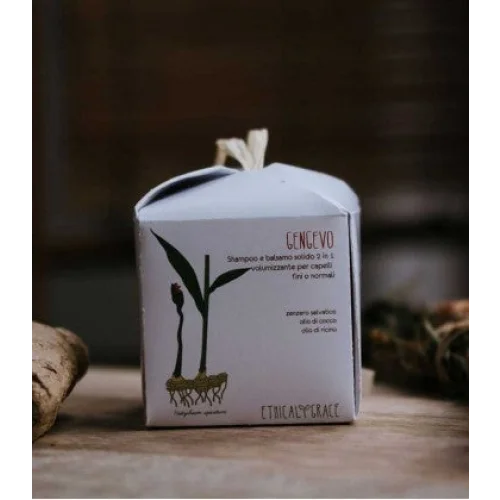 Shampoo e Balsamo Solido 2 in 1 - Gengevo Volumizzante - Ethical Grace