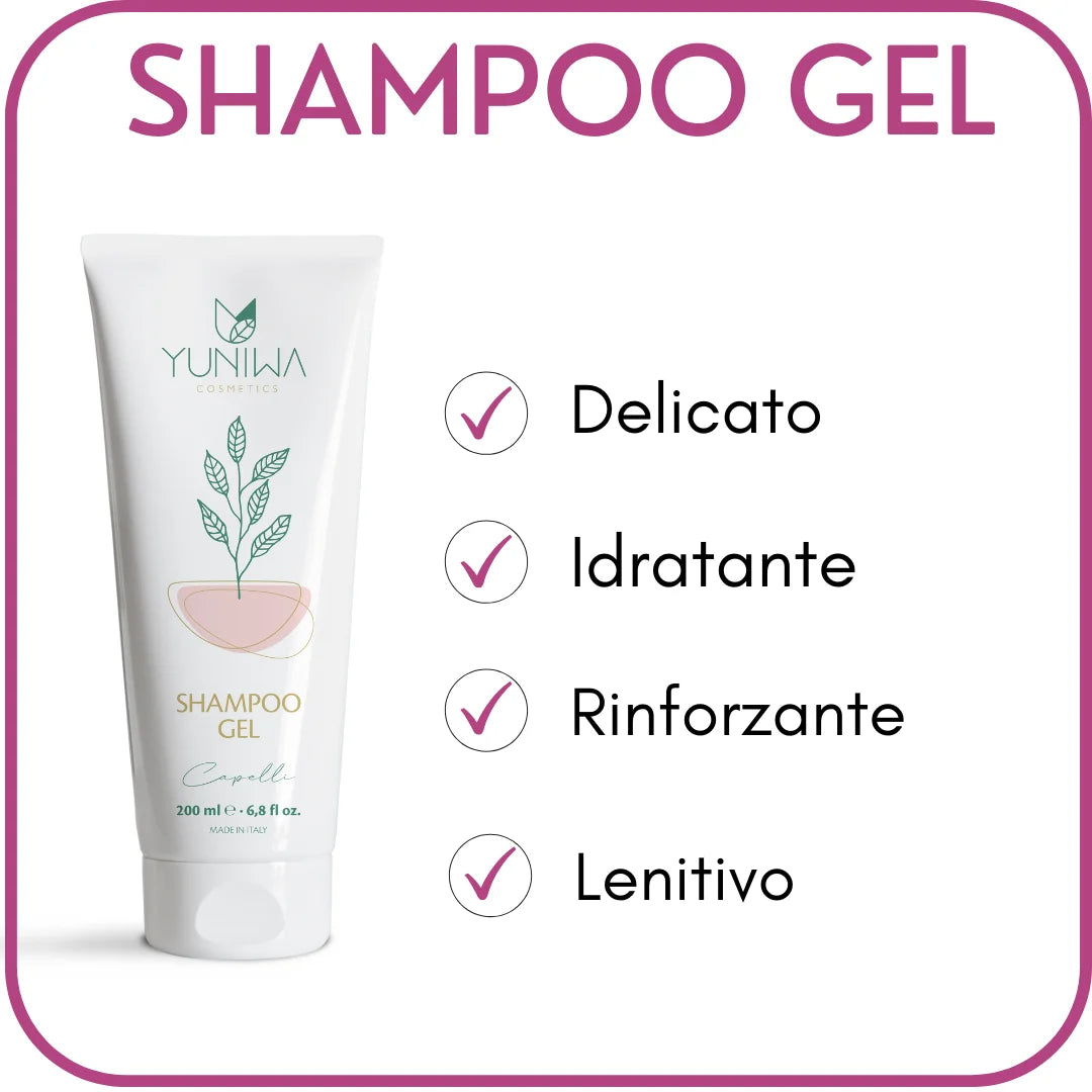 Shampoo Gel Rinforzante - Yuniwa Cosmetics