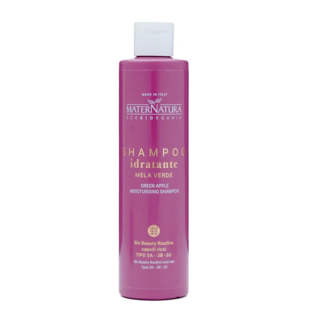 Shampoo Idratante Capelli Ricci alla Mela Verde - Maternatura