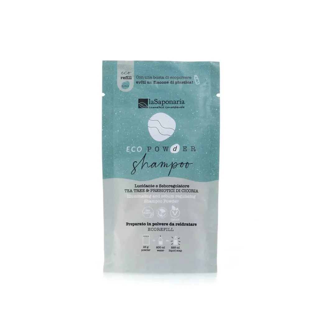 Shampoo in polvere - Lucidante e Seboregolatore - La Saponaria