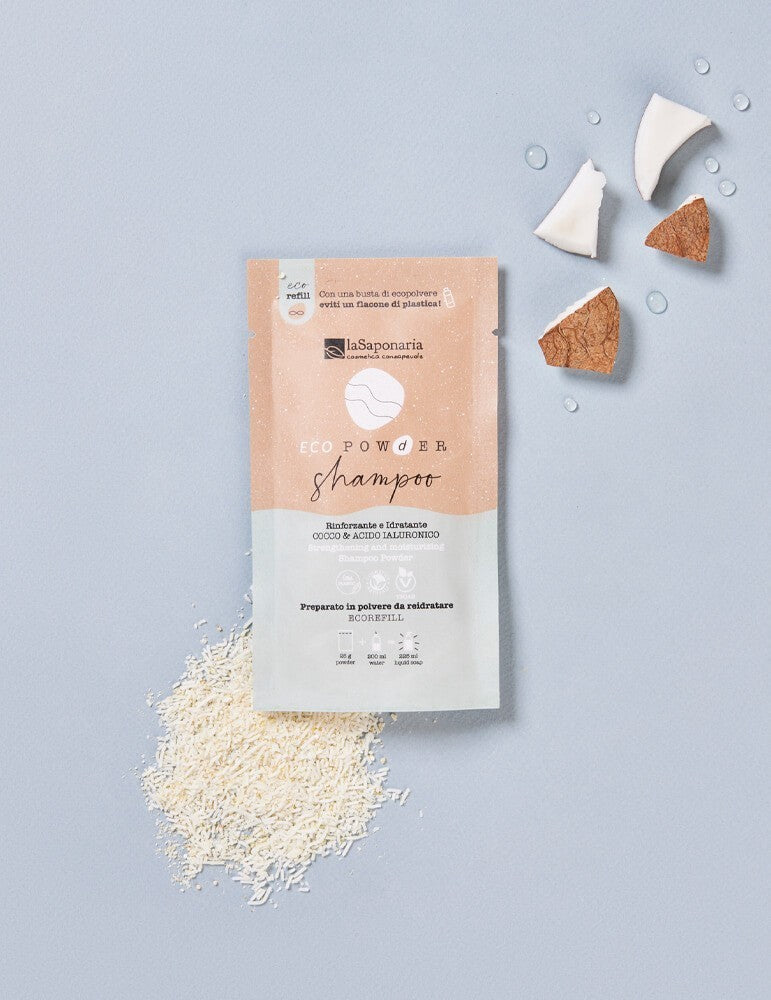Shampoo en Poudre – Renforçant et Hydratant pour Cheveux Secs et Abîmés