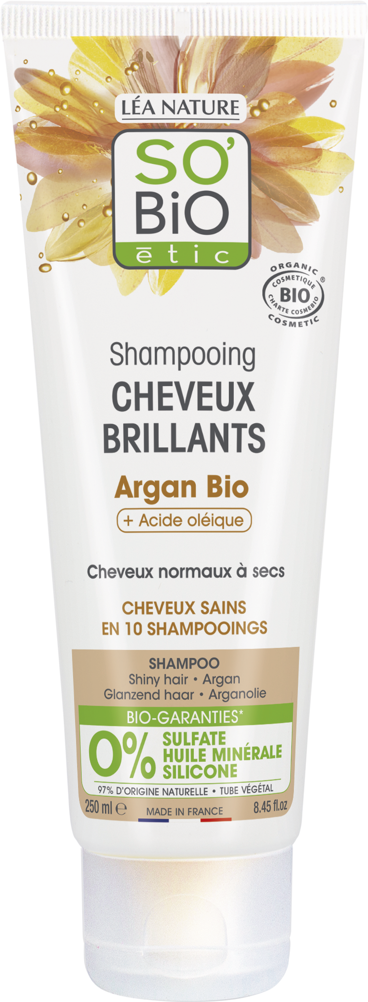 Shampoo Nutriente ed Illuminante con Argan ed Acido Oleico