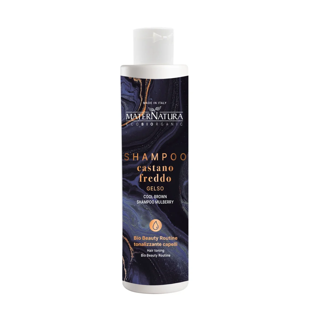 Shampoo Tonalizzante - Castano Freddo Gelso - Maternatura