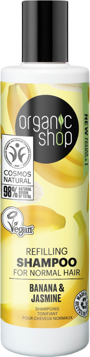 Shampoo Tonificante per Capelli Normali con Banana