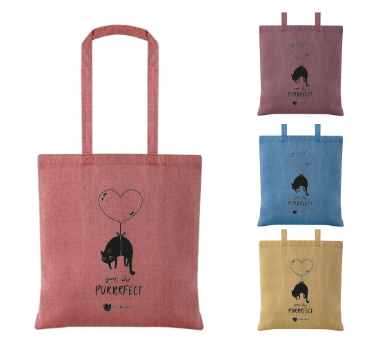 Rouge coton Shopper-Purrrfect