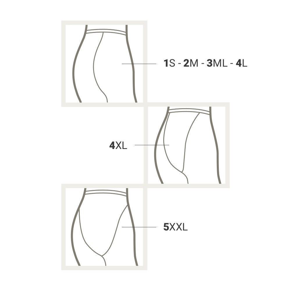 Short Micromassaging Panty Silhouette Pink - Size 1 S