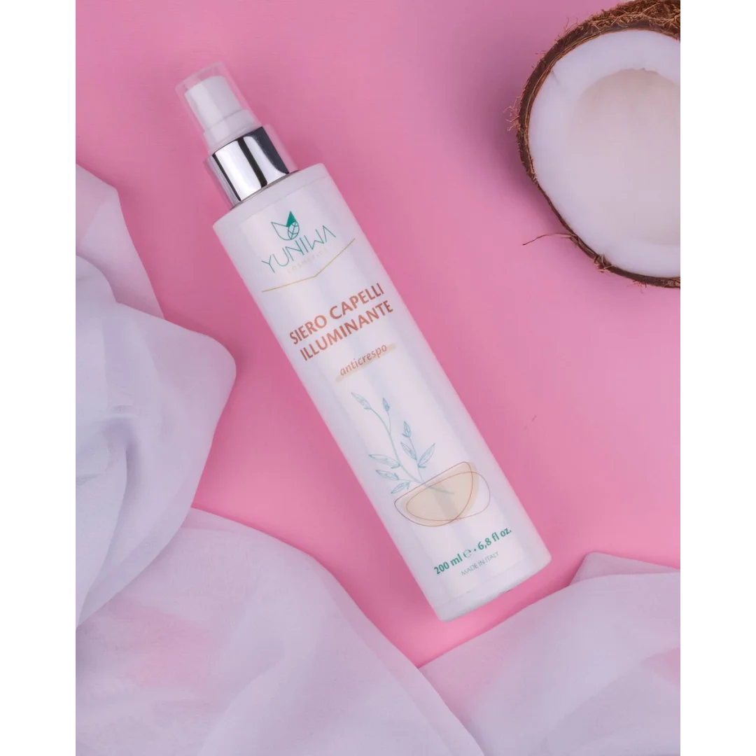Siero Capelli Illuminante Disciplinante Anti-Crespo - Yuniwa Cosmetics