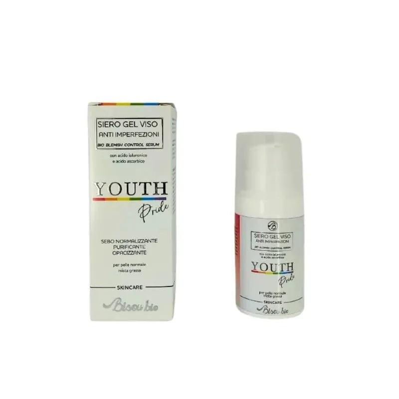 Siero Gel Viso Anti Imperfezioni – Youth Pride - Bisou Bio