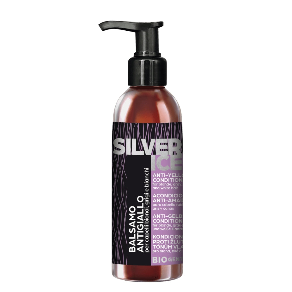 Silver Ice Balsamo Antigiallo – Balsamo Nutriente per Capelli Biondi e Grigi
