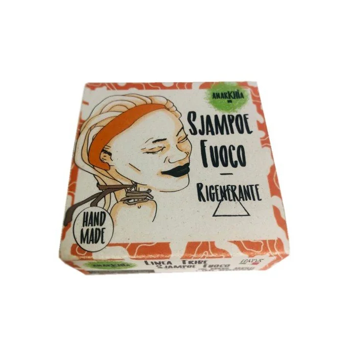 Sjampoe Fuoco - Detergente Solido Rigenerante e Lenitivo - Anarkhia Bio