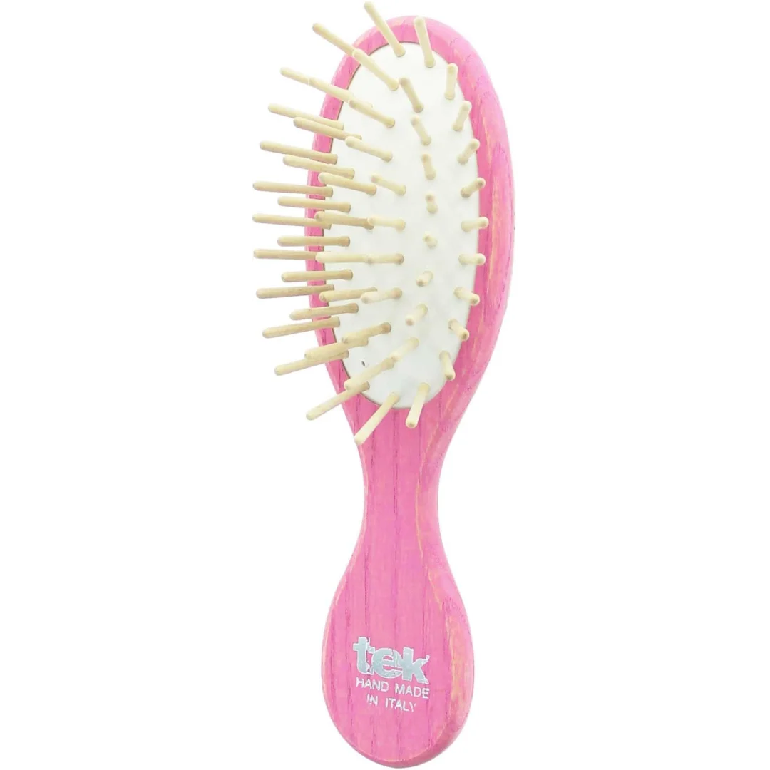 Spazzola Ovale Piccola - Rosa - Tek