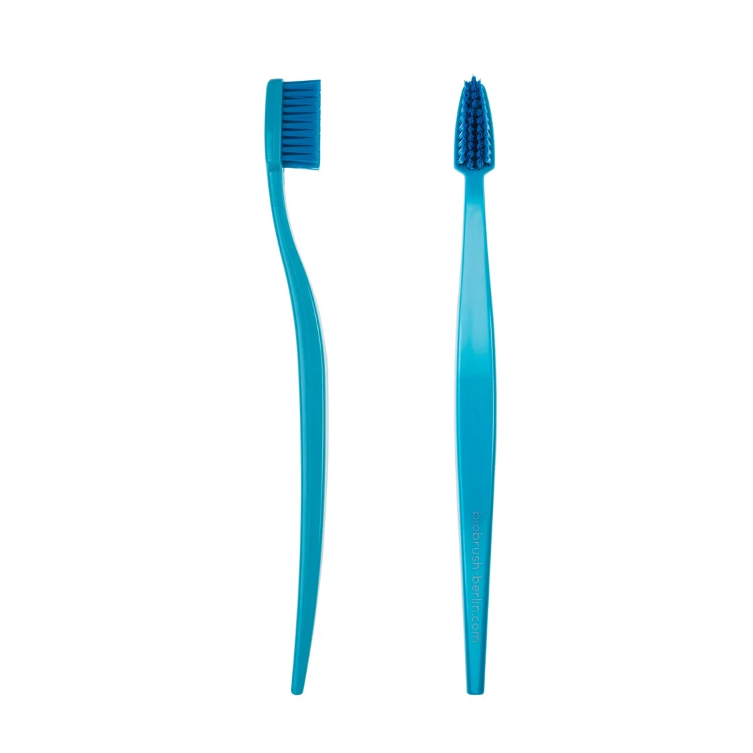 Spazzolino da Denti Biodegradabile per Adulti - Blu - Laboratoires de Biarritz
