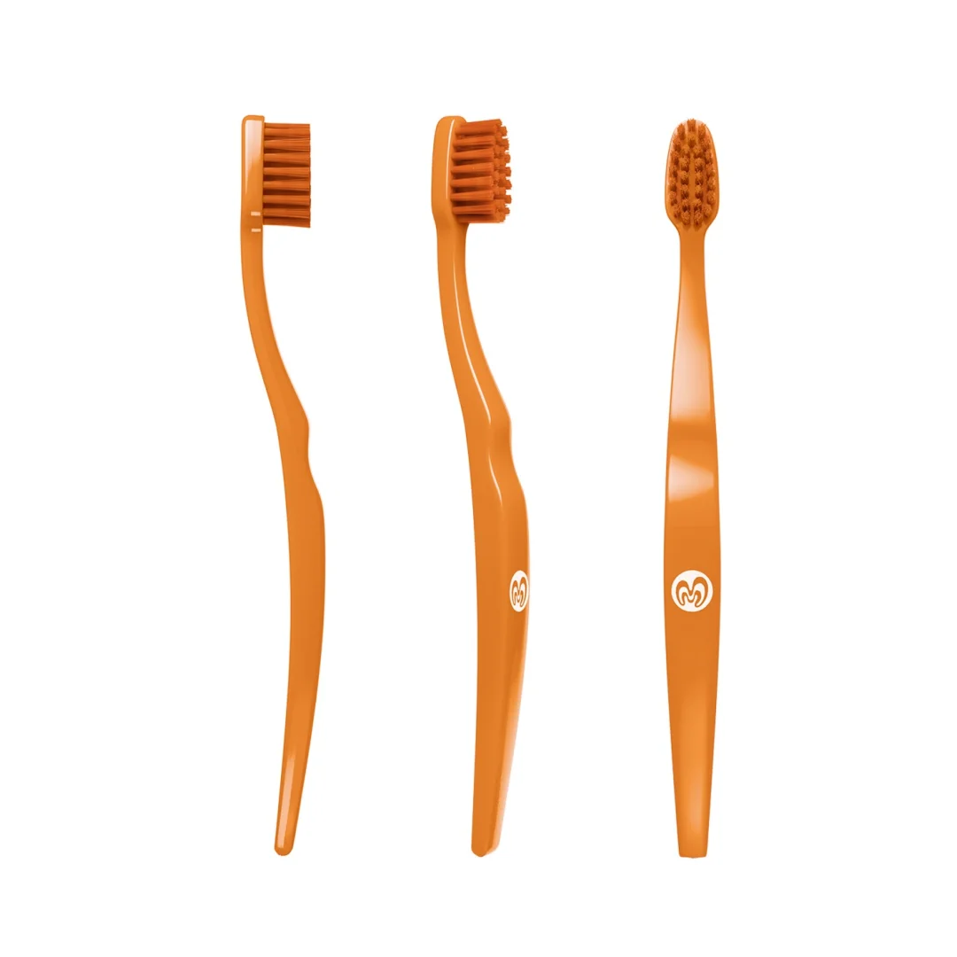 Spazzolino da Denti Biodegradabile per Bambini - Arancione - Biobrush Berlin