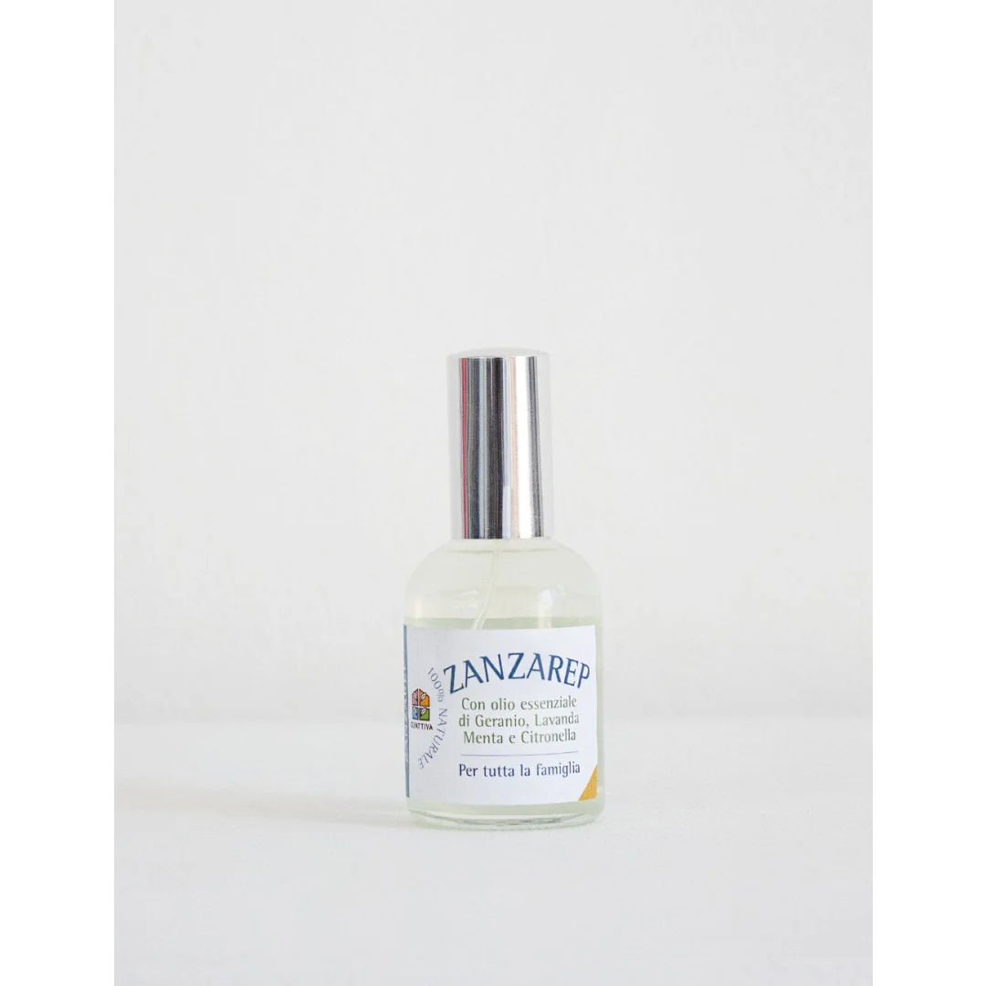 Spray Anti Zanzare con Oli Essenziali - Zanzarep 50ml - Olfattiva