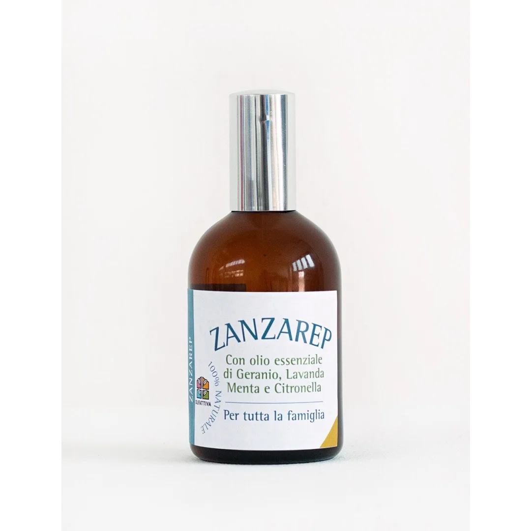 Spray Anti Zanzare con Oli Essenziali - Zanzarep - Olfattiva