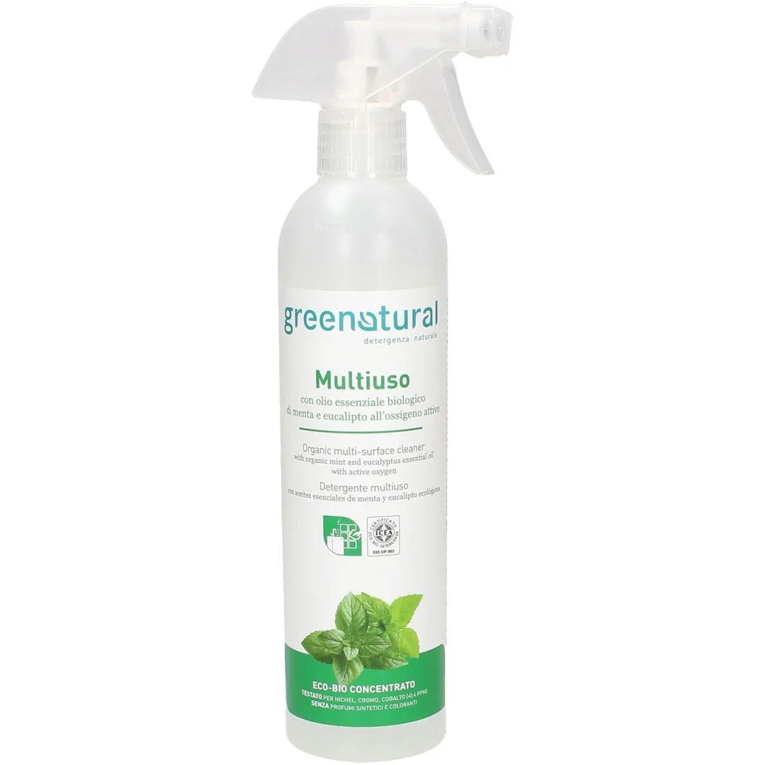 Spray Multiuso all’Ossigeno Attivo Menta ed Eucalipto - Greenatural