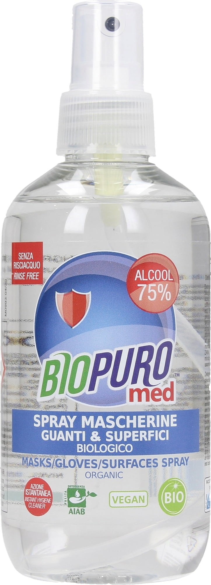 Spray per Mascherine, Guanti e Superfici