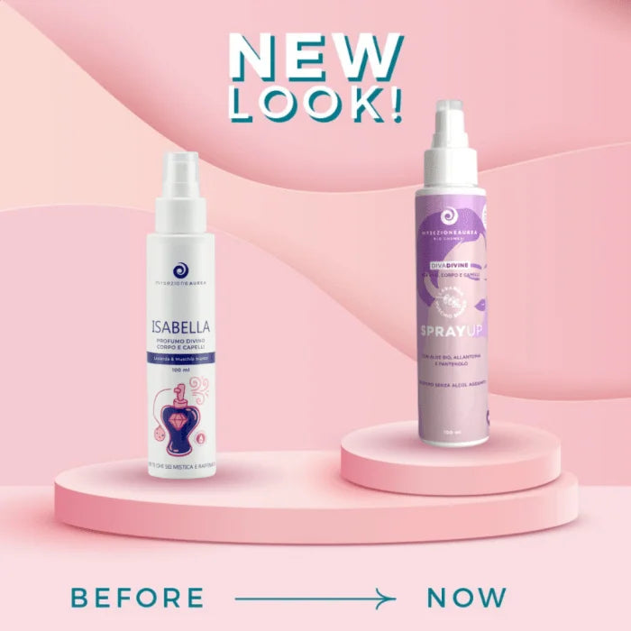 Spray Up Lavanda e Muschio bianco - Profumo per viso corpo capelli - My Sezione Aurea