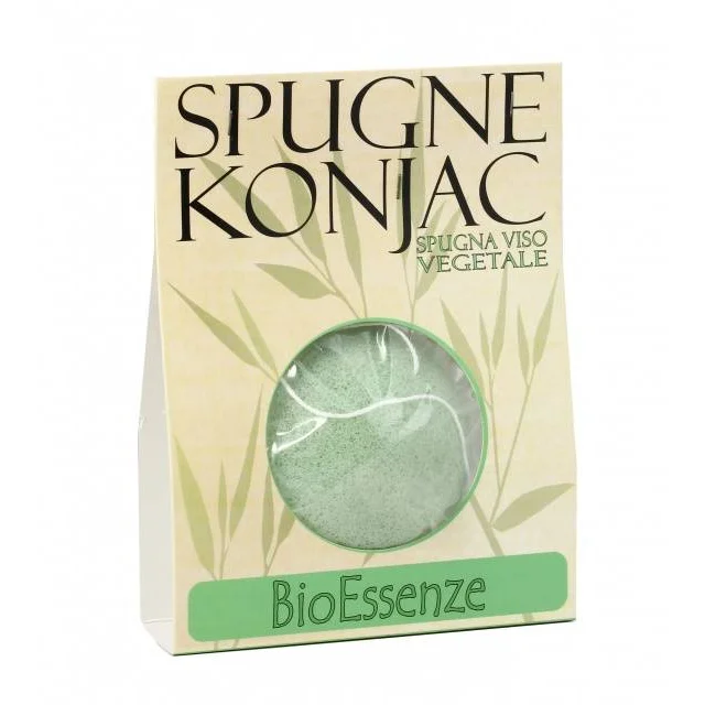 Spugna Konjac Viso Verde - Bioessenze