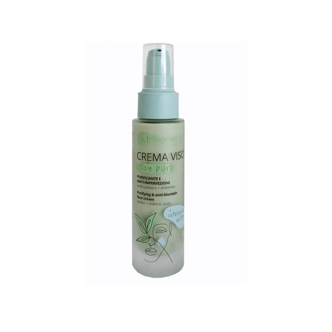 Stay Pure - Crema Viso Purificante per Pelli Grasse - La Saponaria