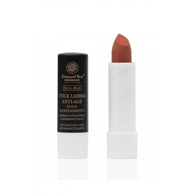 Stick Labbra Anti-age e Nutriente SOS - Leggermente Rosso - Domus Olea Toscana