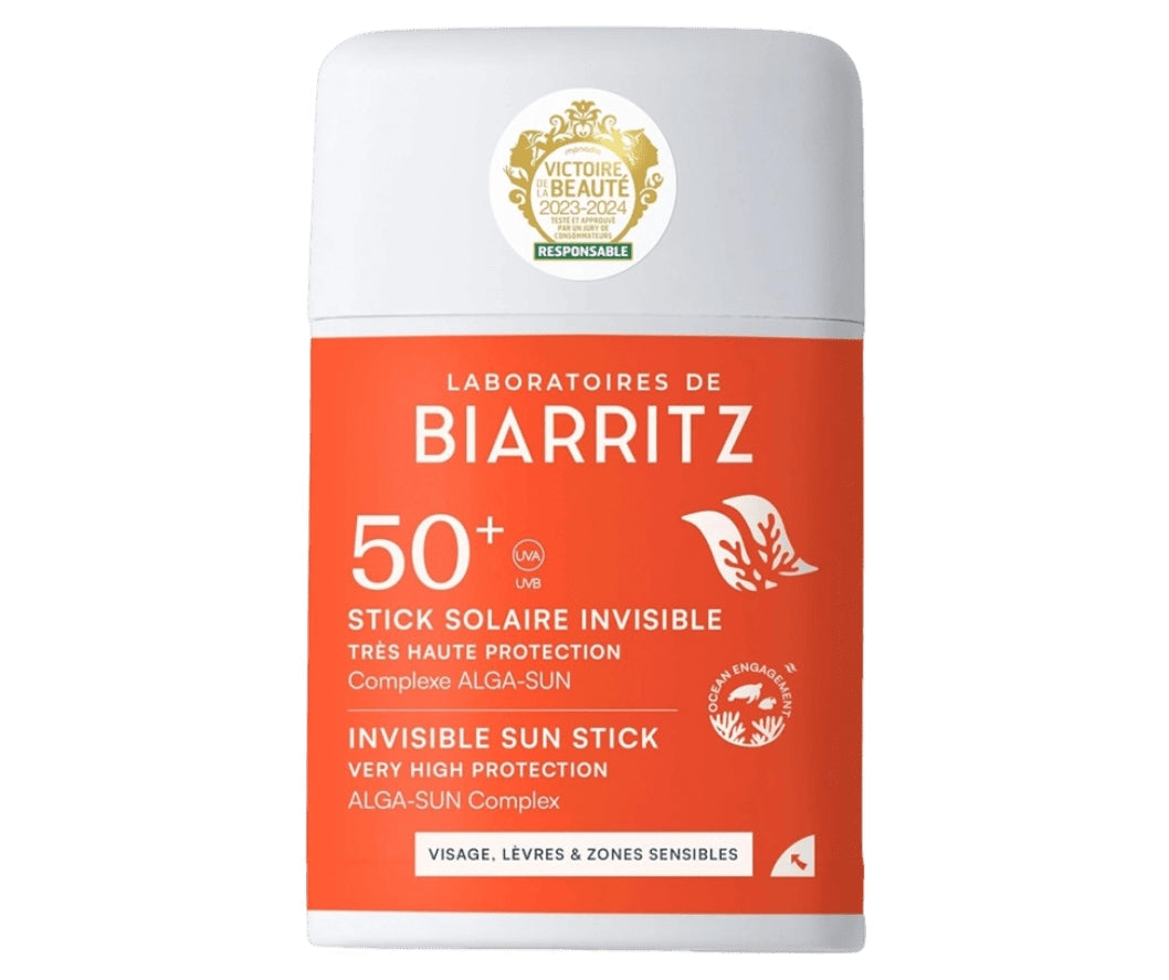 Stick solare invisibile SPF50 + Bio - Labbra e zone sensibili - Laboratoires de Biarritz
