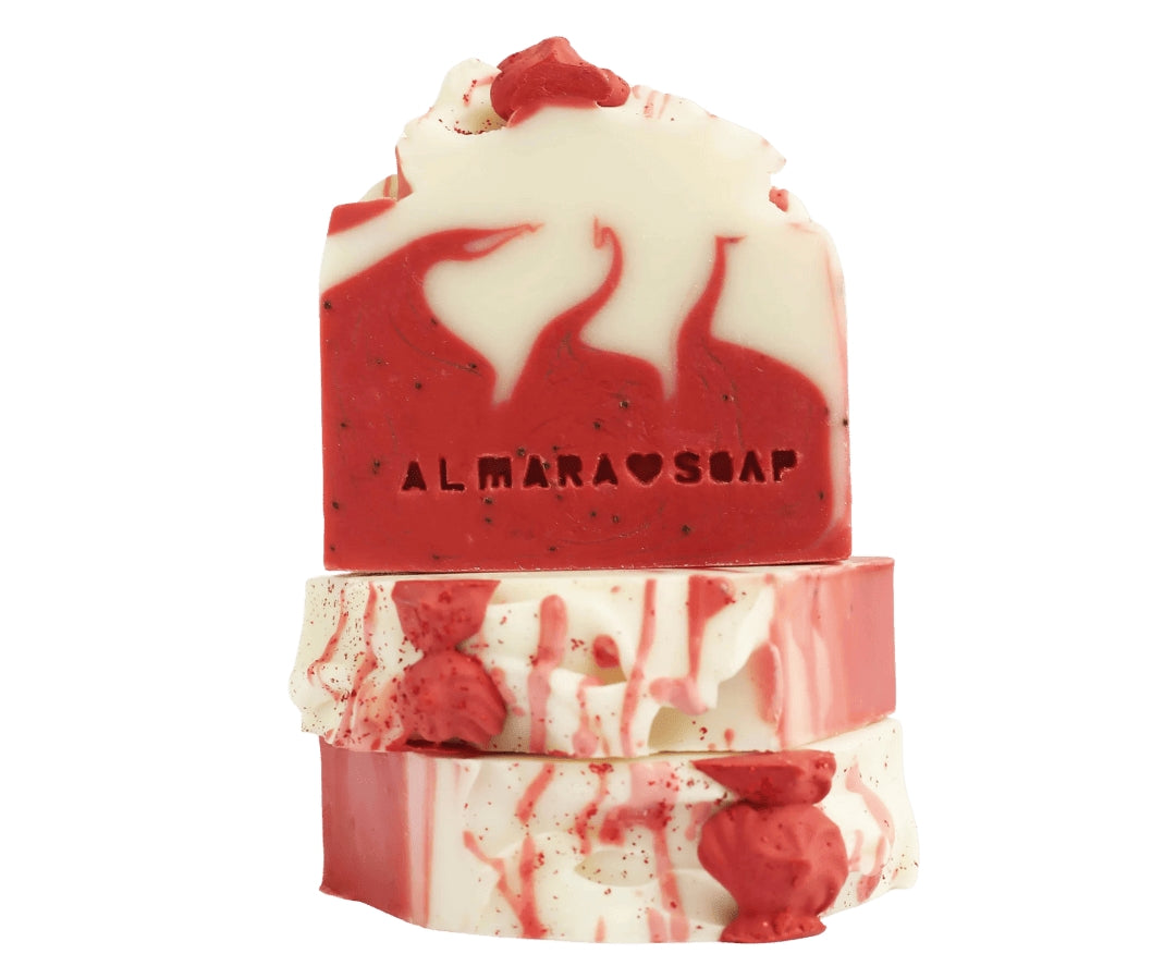 Strawberry & Cream – Sapone artigianale al profumo di fragole e panna - Almara Soap