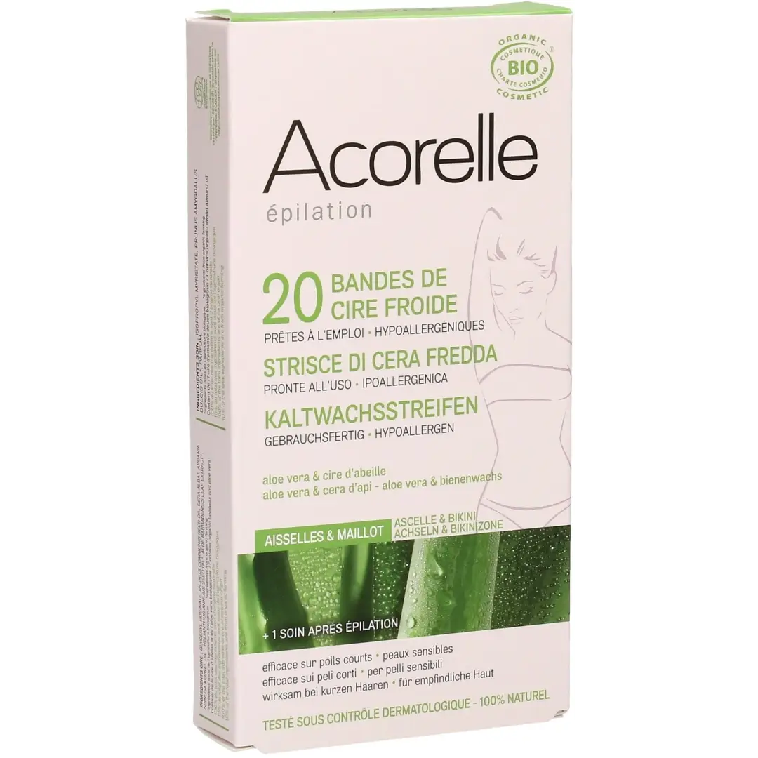 Strisce Depilatorie Per Ascelle e Zona Bikini - Acorelle