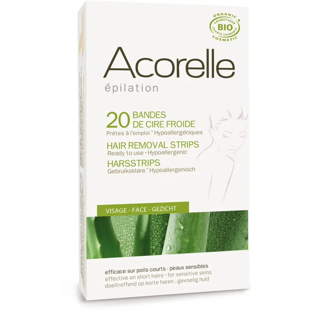 Strisce Depilatorie Viso con Aloe Vera - Acorelle