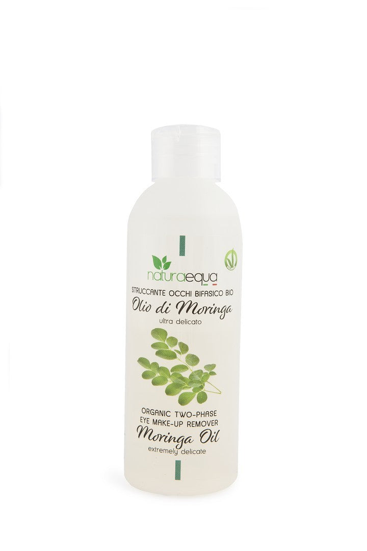 Natural Biphasic Eye Makeup Remover with Moringa Oil