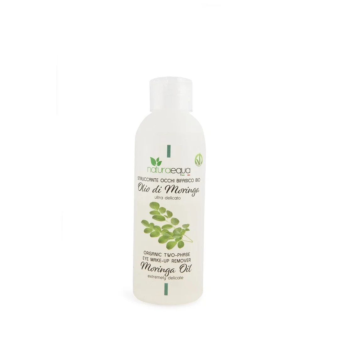 Struccante Occhi Naturale Bifasico all’olio di Moringa - Naturaequa
