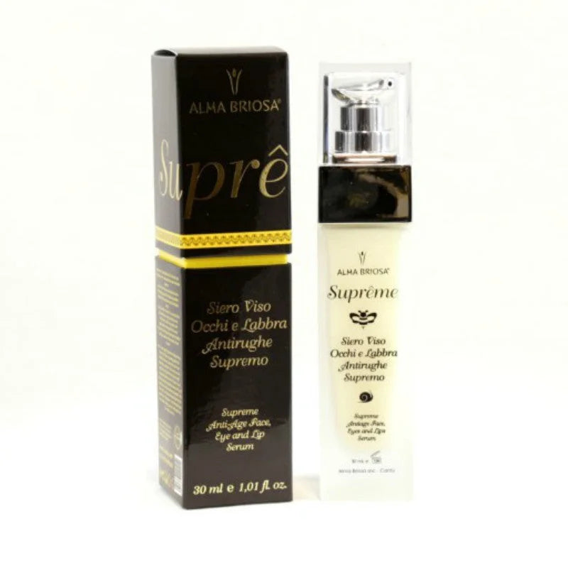 Supreme Siero Viso Antirughe Occhi e Labbra - Alma Briosa