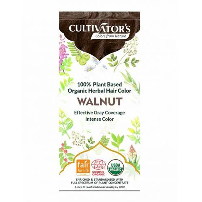 Tinta Vegetale Biologica Noce – Colore Naturale per Capelli Trattati