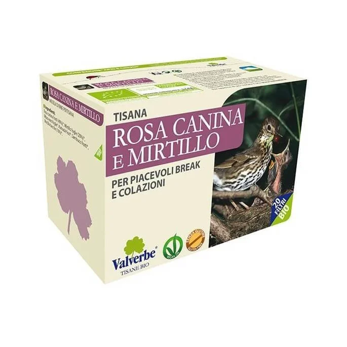 Tisana Rosa Canina Mirtillo - Valverbe