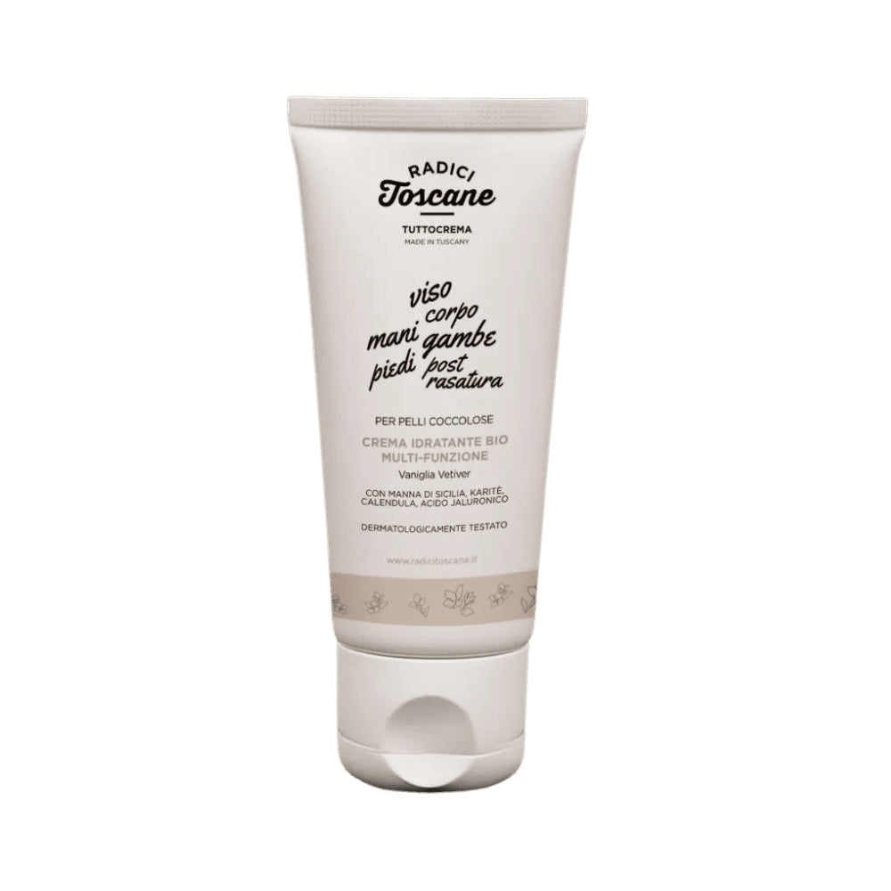 Tuttocrema – Crema Viso, Mani, Corpo, Gambe, Piedi, Post-Rasatura