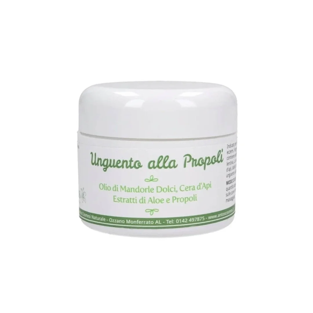 Unguento alla Propoli con Aloe Mandorle e Cera d’Api - Antos Cosmetici