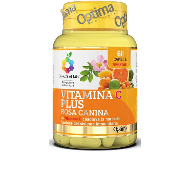Vitamina C Plus - Integratore per difese immunitarie - Optima Naturals