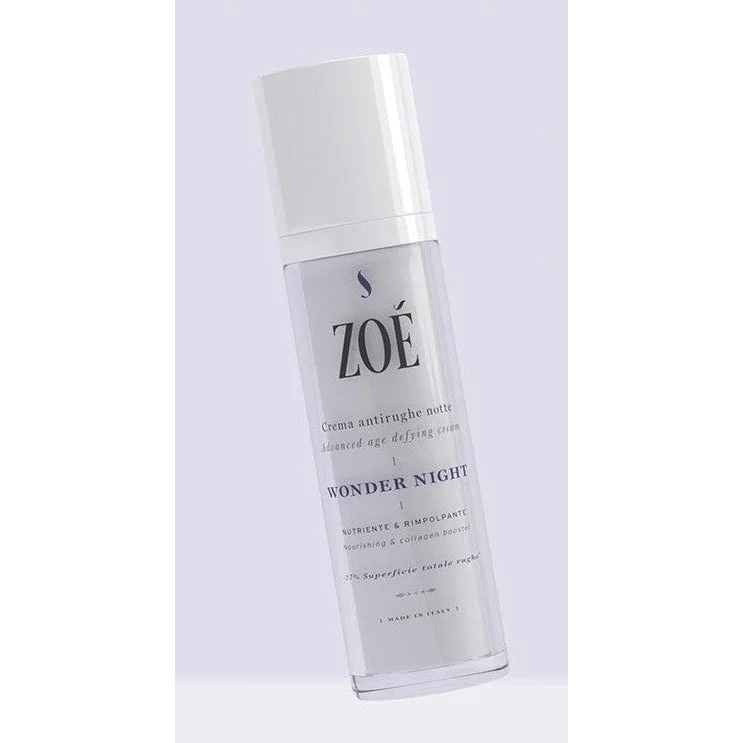 Wonder Night - Crema Viso Notte Antietà e Rimpolpante - Zoe Cosmetics