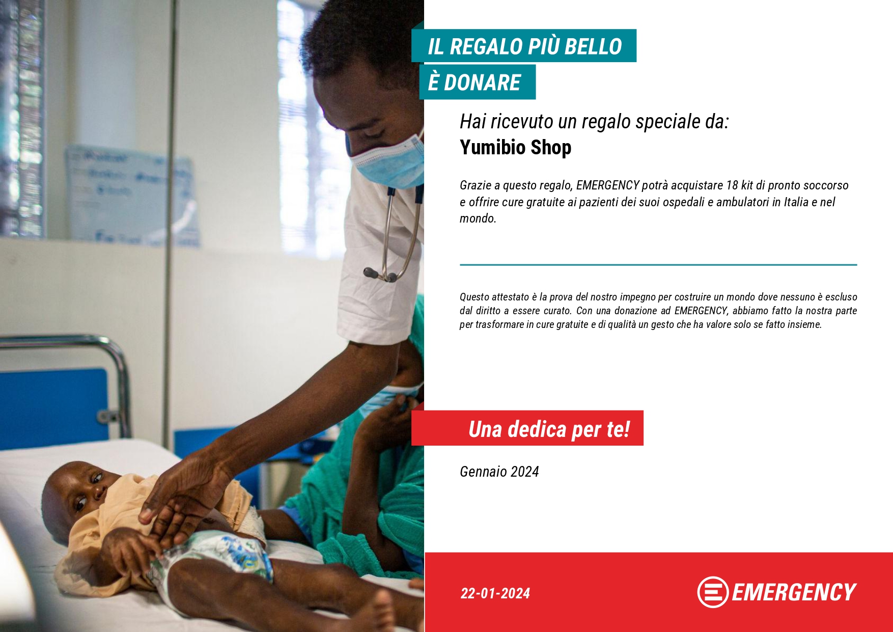 Kit Pronto Soccorso - Emergency