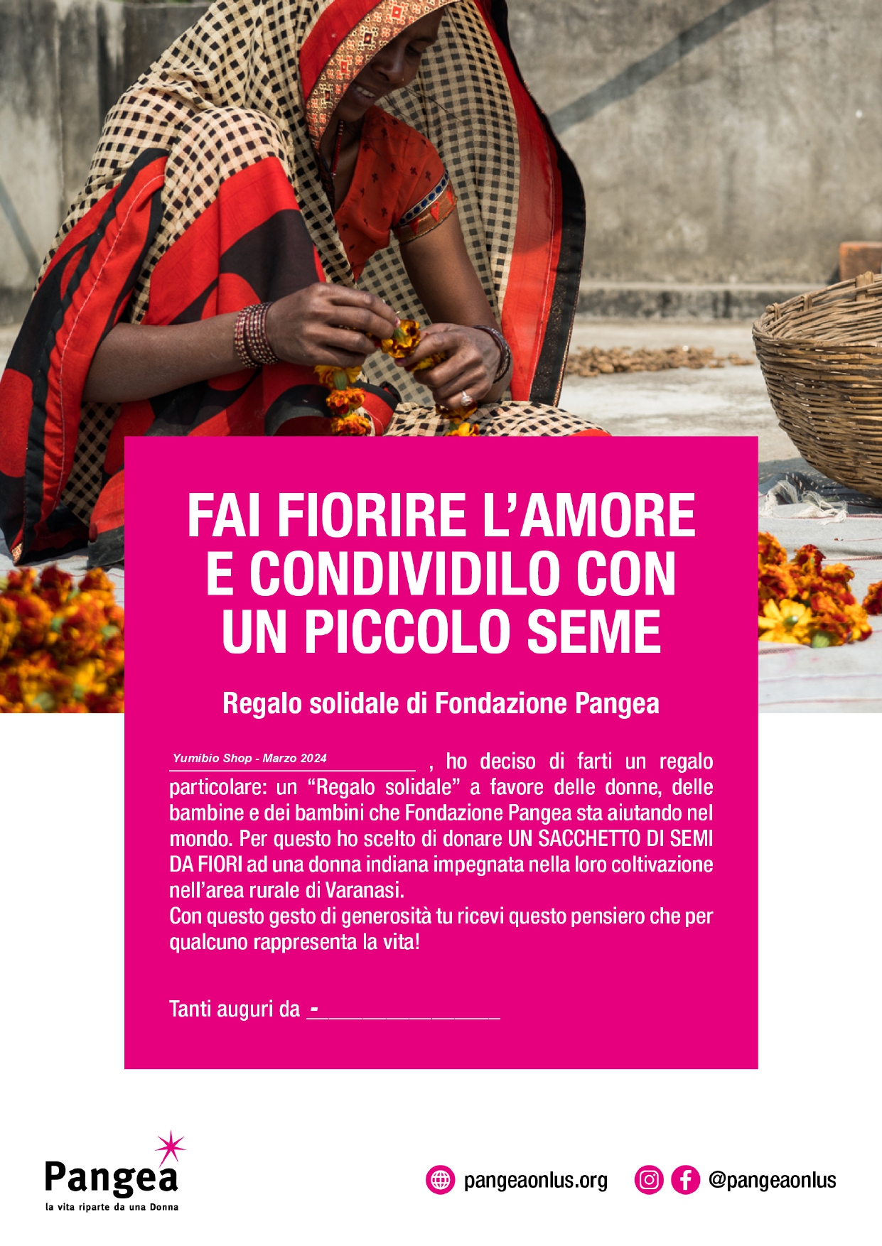 Semi da Fiori - Fondazione Pangea